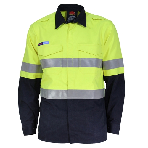 WORKWEAR, SAFETY & CORPORATE CLOTHING SPECIALISTS  - INHERENT FR PPE2 2T D/N SHIRT