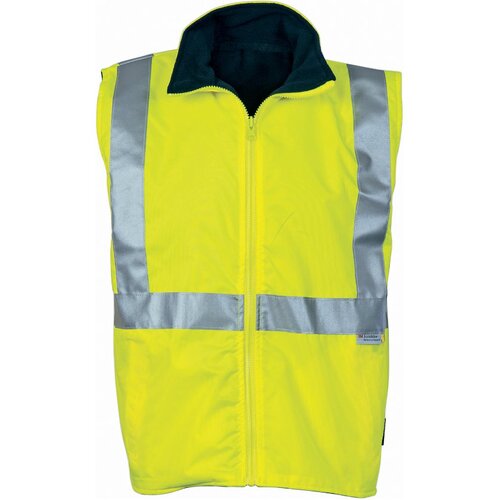 WORKWEAR, SAFETY & CORPORATE CLOTHING SPECIALISTS  - HiVis Reversible Vest with 3M R/Tape