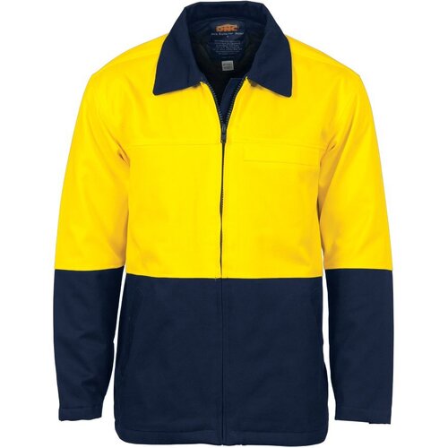 WORKWEAR, SAFETY & CORPORATE CLOTHING SPECIALISTS  - HiVis Two Tone Protect or Drill Jacket