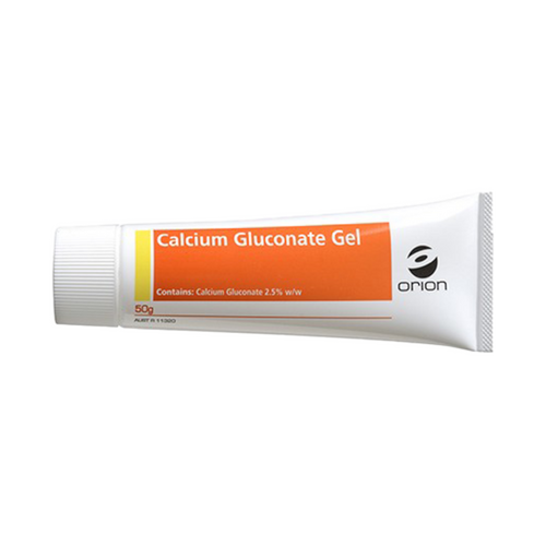 WORKWEAR, SAFETY & CORPORATE CLOTHING SPECIALISTS  - Orion Calcium Gluconate Gel 2.5% Tube 50G