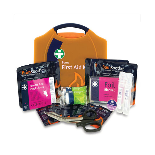 WORKWEAR, SAFETY & CORPORATE CLOTHING SPECIALISTS  - EMERGENCY BURNS KIT, PLASTIC PORTABLE
