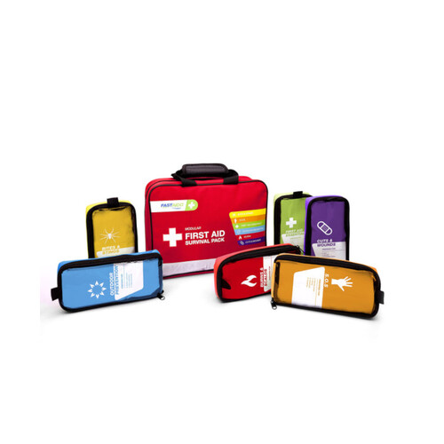 WORKWEAR, SAFETY & CORPORATE CLOTHING SPECIALISTS  - FIRST AID KIT, MODULAR SURIVIVAL PACK, SOFT CASE WITH INTERNAL MODULES
