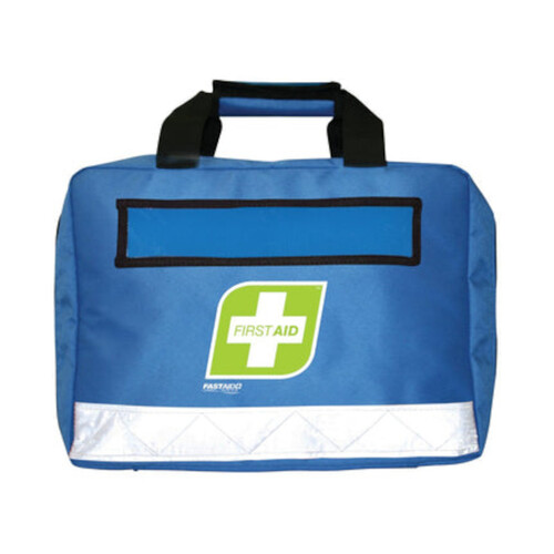 WORKWEAR, SAFETY & CORPORATE CLOTHING SPECIALISTS  - SOFT PACK, R2, BLUE, EMPTY WITH FOLD OUT COMPARTMENTS