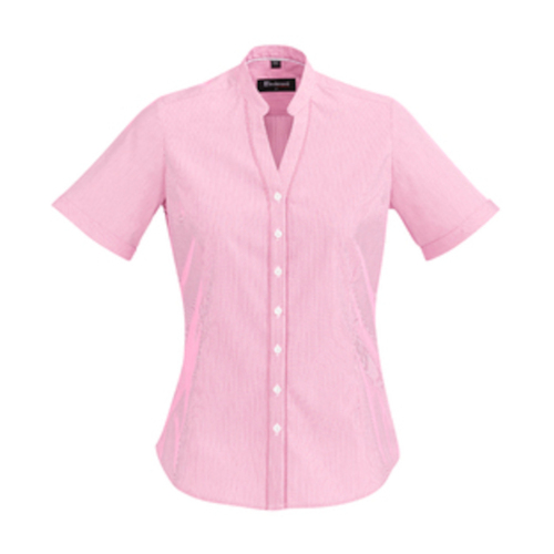 WORKWEAR, SAFETY & CORPORATE CLOTHING SPECIALISTS  - Boulevard - Bordeaux Womens Short Sleeve Shirt
