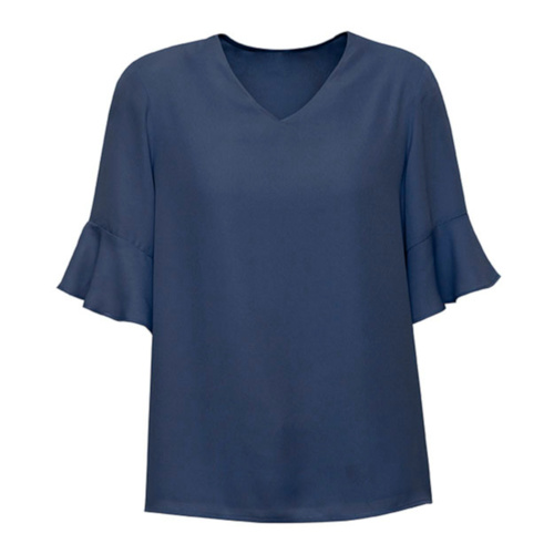 WORKWEAR, SAFETY & CORPORATE CLOTHING SPECIALISTS  - Boulevard - Aria Fluted Sleeve Blouse