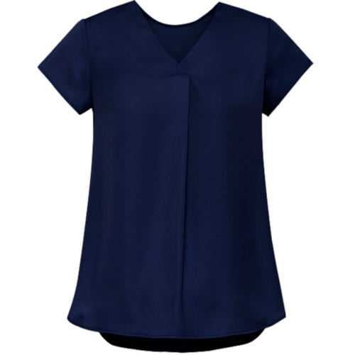 WORKWEAR, SAFETY & CORPORATE CLOTHING SPECIALISTS  - Boulevard - Kayla V-Neck Pleat Blouse