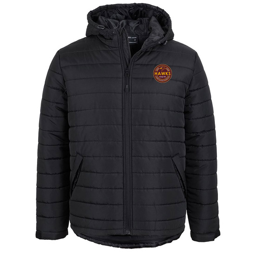 WORKWEAR, SAFETY & CORPORATE CLOTHING SPECIALISTS  - Puffer Jacket (Inc hawks logo to front, cafc to back)