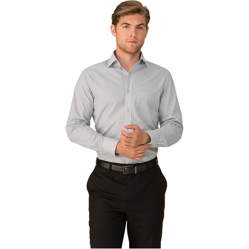 WORKWEAR, SAFETY & CORPORATE CLOTHING SPECIALISTS  - Shadow Check Long Sleeve Shirt - Mens