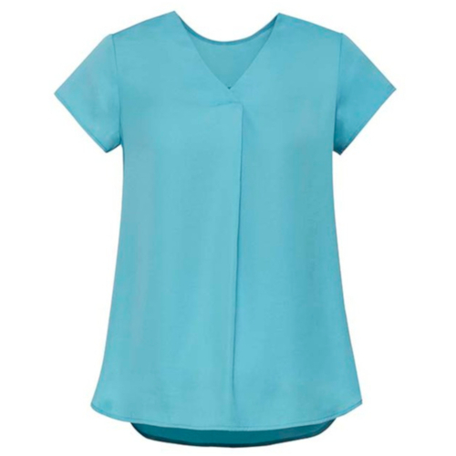 WORKWEAR, SAFETY & CORPORATE CLOTHING SPECIALISTS  - Boulevard - Kayla V-Neck Pleat Blouse