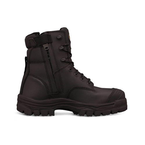 WORKWEAR, SAFETY & CORPORATE CLOTHING SPECIALISTS  - AT 45 - 150mm Zip Side Lace Up Boot - 45-645Z