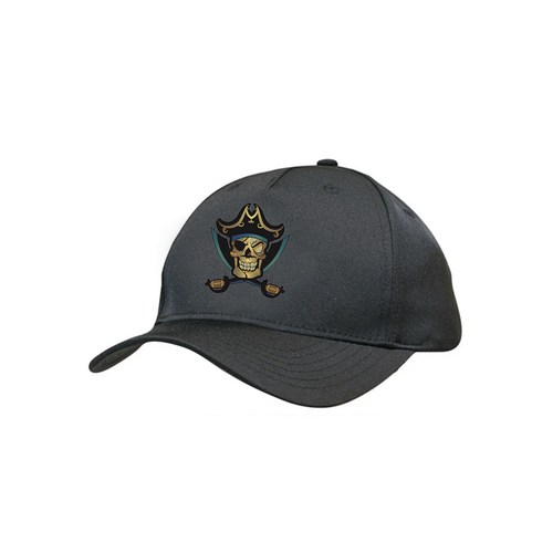WORKWEAR, SAFETY & CORPORATE CLOTHING SPECIALISTS  - 5 Panel Premium Pioneer Sports Twill Cap (INC MARAUDERS SHIELD LOGO PRINTED TO FRONT)