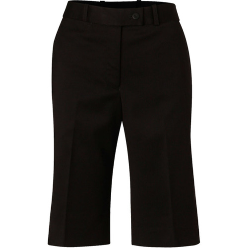 WORKWEAR, SAFETY & CORPORATE CLOTHING SPECIALISTS  - Ladies Stretch Knee length Flexi Waist Shorts(Inc Logo)