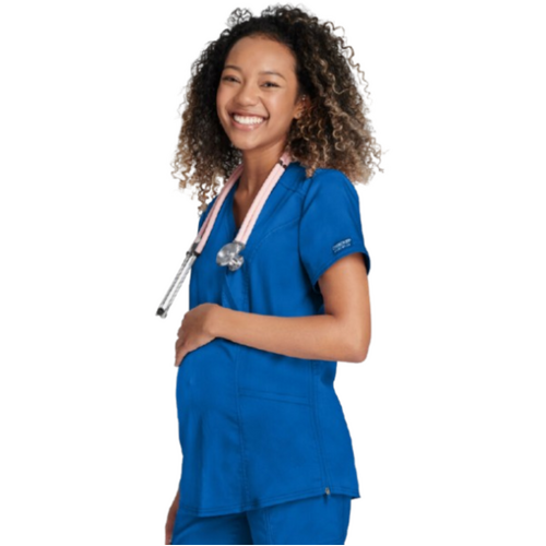 WORKWEAR, SAFETY & CORPORATE CLOTHING SPECIALISTS  - Maternity Mock Wrap Top