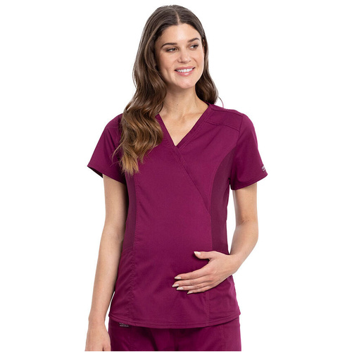 WORKWEAR, SAFETY & CORPORATE CLOTHING SPECIALISTS  - Maternity Mock Wrap Top