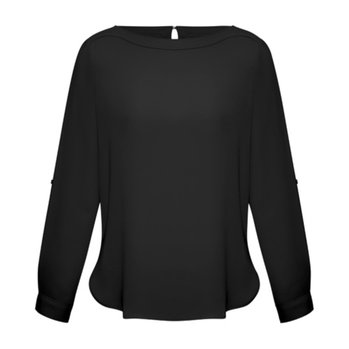 WORKWEAR, SAFETY & CORPORATE CLOTHING SPECIALISTS  - Ladies Madison Boatneck Blouse
