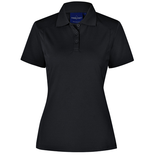 WORKWEAR, SAFETY & CORPORATE CLOTHING SPECIALISTS  - ladies bamboo charcoal S/S Polo