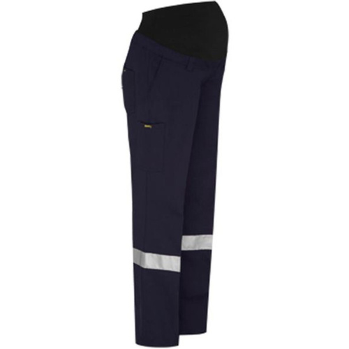 WORKWEAR, SAFETY & CORPORATE CLOTHING SPECIALISTS  - WOMENS 3M TAPED MATERNITY DRILL WORK PANT