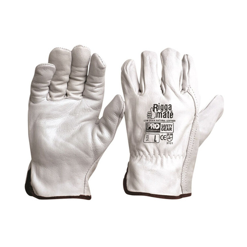 WORKWEAR, SAFETY & CORPORATE CLOTHING SPECIALISTS  - Rigger Glove, Natural Rigger - Hip Pocket