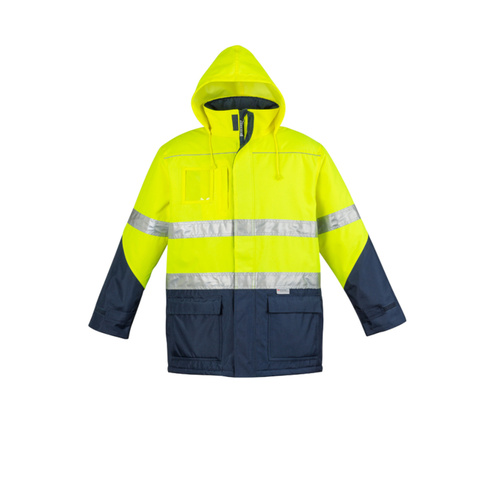WORKWEAR, SAFETY & CORPORATE CLOTHING SPECIALISTS  - Mens Hi Vis Storm Jacket