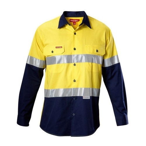 WORKWEAR, SAFETY & CORPORATE CLOTHING SPECIALISTS - Koolgear - Hi-Vis Two Tone Ventilated Shirt LS