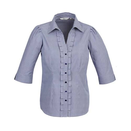 WORKWEAR, SAFETY & CORPORATE CLOTHING SPECIALISTS  - Edge Ladies /S Shirt (inc logo EMB to front)