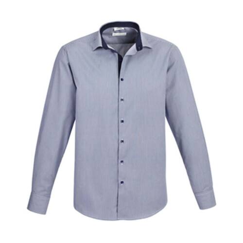 WORKWEAR, SAFETY & CORPORATE CLOTHING SPECIALISTS  - Edge Mens L/S Shirt (inc logo EMB to front)