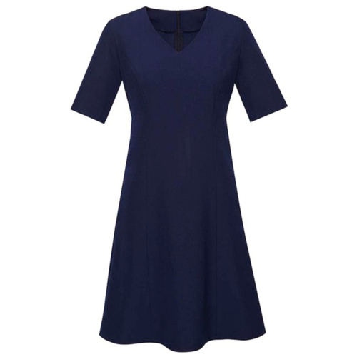 WORKWEAR, SAFETY & CORPORATE CLOTHING SPECIALISTS  - Siena - Womens Extended Short Sleeve Dress (inc logo EMB to front)