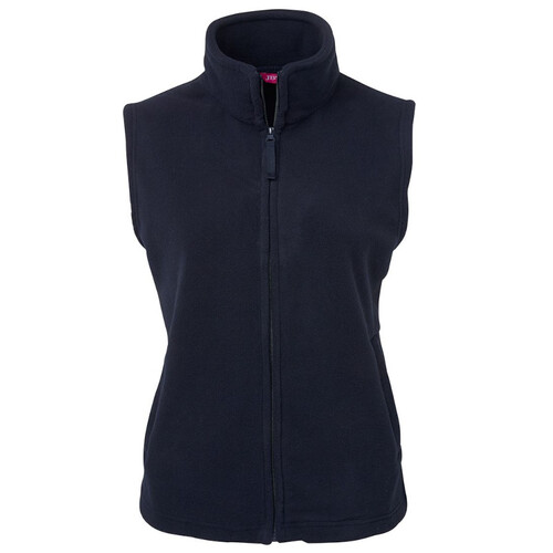 WORKWEAR, SAFETY & CORPORATE CLOTHING SPECIALISTS  - JB's LADIES POLAR VEST (inc logo & CLEANER EMB to front)