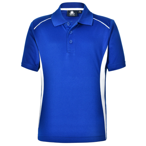 WORKWEAR, SAFETY & CORPORATE CLOTHING SPECIALISTS  - Kids CoolDry® Short Sleeve Contrast Polo (Inc Emb Logo LC)