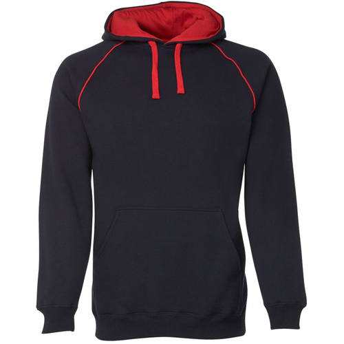 WORKWEAR, SAFETY & CORPORATE CLOTHING SPECIALISTS  - JB's CONTRAST FLEECY HOODIE