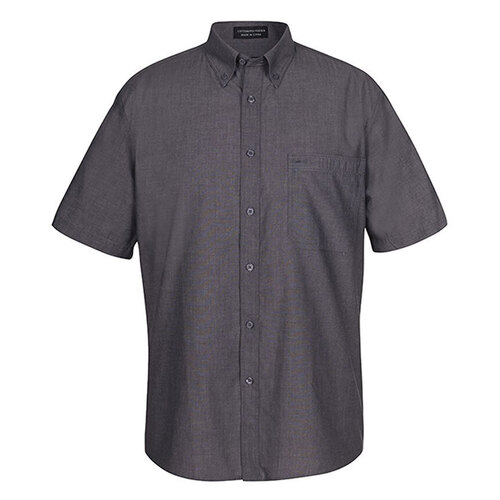 WORKWEAR, SAFETY & CORPORATE CLOTHING SPECIALISTS  - JB's Short Sleeve Fine Chambray Shirt 
