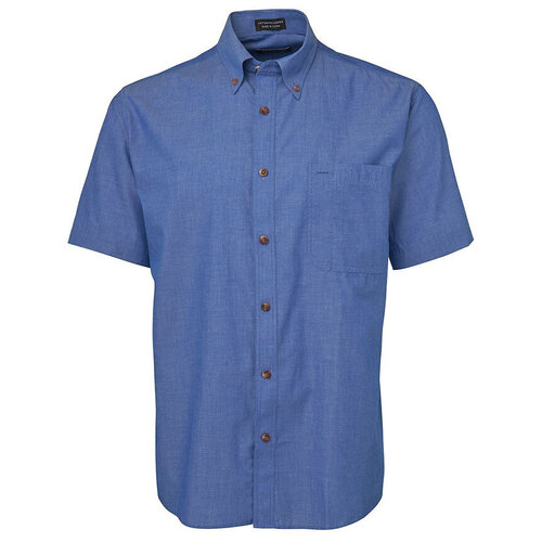 WORKWEAR, SAFETY & CORPORATE CLOTHING SPECIALISTS  - JB’s Short Sleeve Indigo Chambray Shirt