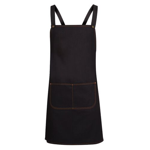 WORKWEAR, SAFETY & CORPORATE CLOTHING SPECIALISTS  - JB's CROSS BACK DENIM APRON (WITHOUT STRAP)