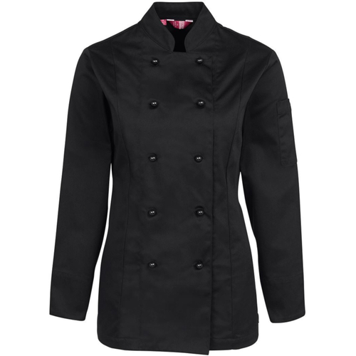 WORKWEAR, SAFETY & CORPORATE CLOTHING SPECIALISTS  - JB's LADIES S/S CHEF'S JACKET