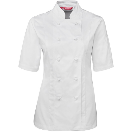 WORKWEAR, SAFETY & CORPORATE CLOTHING SPECIALISTS  - JB's LADIES S/S CHEF'S JACKET