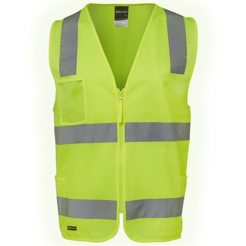 WORKWEAR, SAFETY & CORPORATE CLOTHING SPECIALISTS  - JB's HI VIS (D+N) ZIP SAFETY VEST