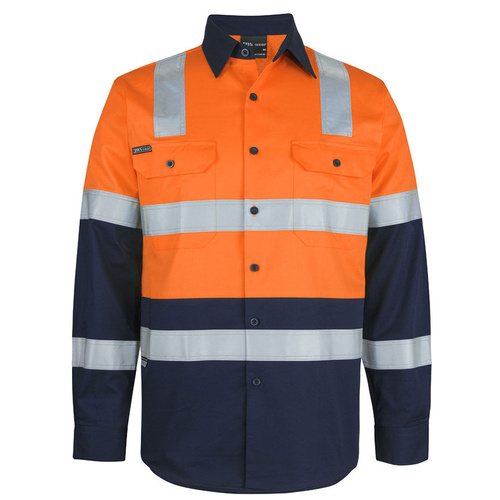 WORKWEAR, SAFETY & CORPORATE CLOTHING SPECIALISTS  - JB's HV (D+N) L/S 150G LEVEL 3 W/SHIRT