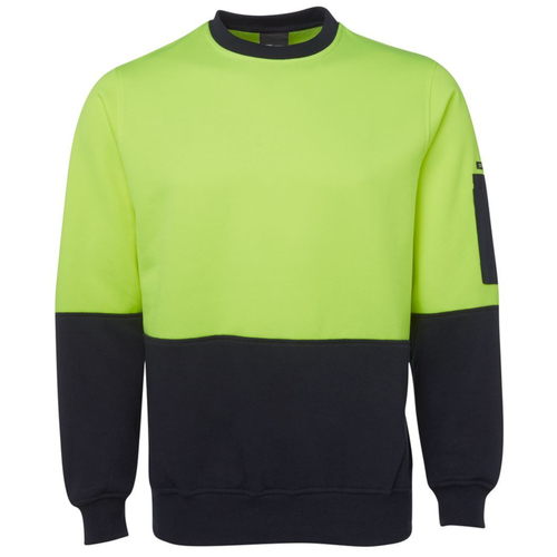 WORKWEAR, SAFETY & CORPORATE CLOTHING SPECIALISTS  - JB's HI VIS FLEECY CREW
