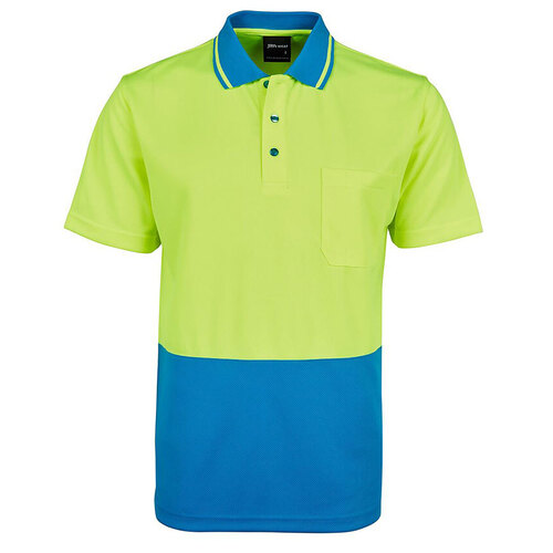 WORKWEAR, SAFETY & CORPORATE CLOTHING SPECIALISTS  - JB's HI VIS 4602.1 NON CUFF TRAD POLO