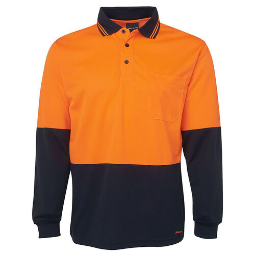 WORKWEAR, SAFETY & CORPORATE CLOTHING SPECIALISTS  - JB's HI VIS L/S TRAD POLO