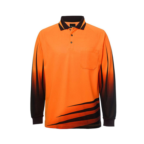 WORKWEAR, SAFETY & CORPORATE CLOTHING SPECIALISTS  - JB's Wear Hi Vis L/S Rippa Sub Polo