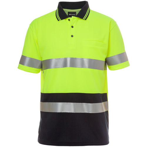 WORKWEAR, SAFETY & CORPORATE CLOTHING SPECIALISTS  - JB's HI VIS S/S (D) TRAD POLO