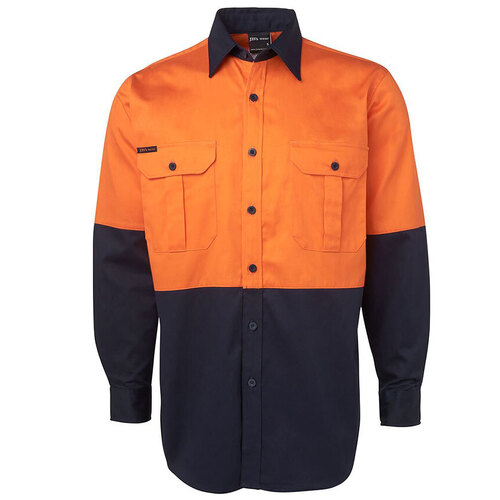 WORKWEAR, SAFETY & CORPORATE CLOTHING SPECIALISTS  - JB's HI VIS L/S 190G SHIRT