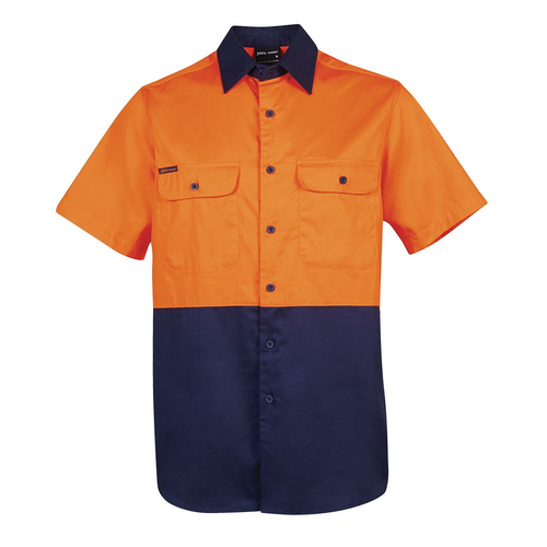 WORKWEAR, SAFETY & CORPORATE CLOTHING SPECIALISTS  - JB's HI VIS S/S 190G SHIRT