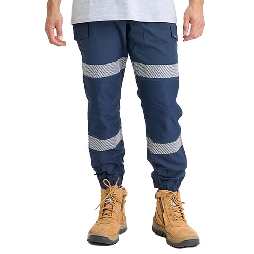 WORKWEAR, SAFETY & CORPORATE CLOTHING SPECIALISTS  - JET-LITE HYBRID TAPED ELASTIC WAIST CUFF PANT