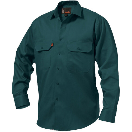 WORKWEAR, SAFETY & CORPORATE CLOTHING SPECIALISTS  - Originals - Open Front Drill Shirt L/S