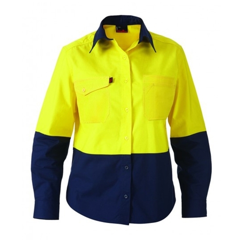 WORKWEAR, SAFETY & CORPORATE CLOTHING SPECIALISTS  - Workcool - Workcool 2 Women's Spliced Shirt - Long Sleeve