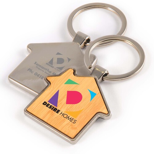 WORKWEAR, SAFETY & CORPORATE CLOTHING SPECIALISTS  - House Bamboo Zinc Keytag
