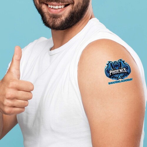 WORKWEAR, SAFETY & CORPORATE CLOTHING SPECIALISTS  - 50 x 50mm Classic Temporary Tattoos