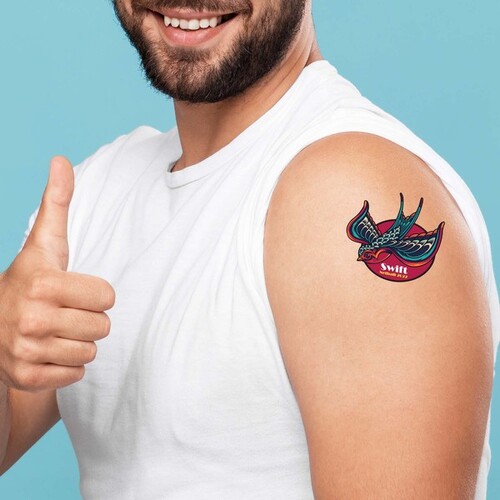 WORKWEAR, SAFETY & CORPORATE CLOTHING SPECIALISTS  - 57 x 78mm Classic Temporary Tattoos